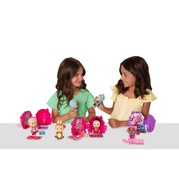 Đồ chơi trứng búp bê Cry Babies magic tears dress me up 2 màu hồng, tím