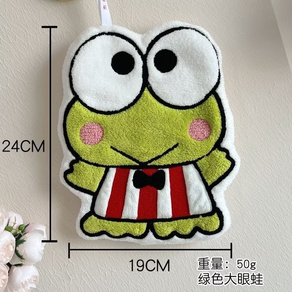 Khăn lau tay Sanrio hình Hello Kitty, Melody, Pochacco, Keroppi