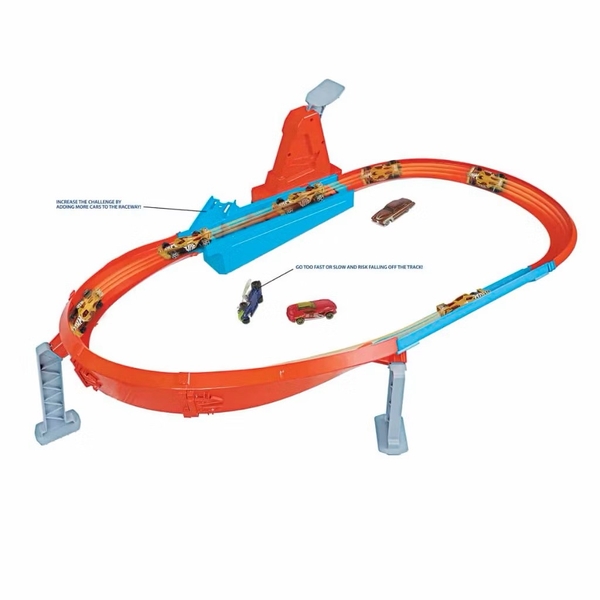 Bộ mô hình ô tô Hot Wheels đường đua tăng tốc