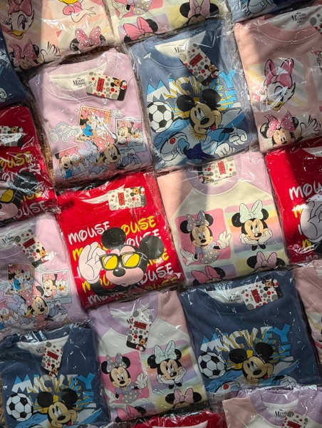 Bộ nỉ dài tay 5 màu Mickey Minnie Daisy