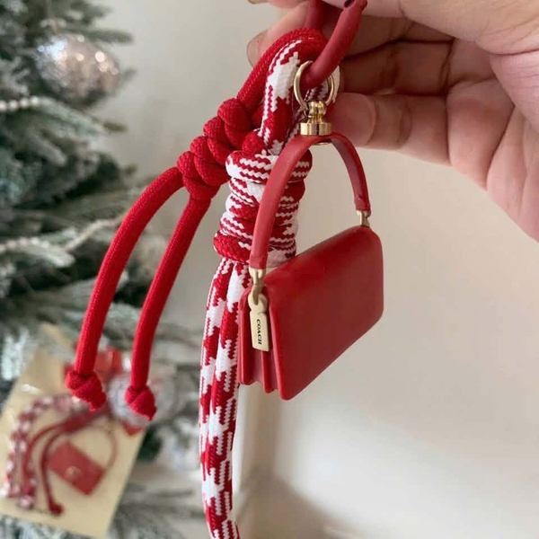 Charm treo túi 3 chi tiết hãng COACH