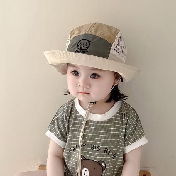 Mũ xô vibe Hàn Quốc có dây quai điều chỉnh 3 màu