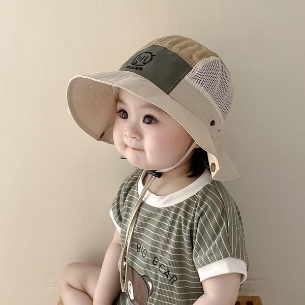 Mũ xô vibe Hàn Quốc có dây quai điều chỉnh 3 màu