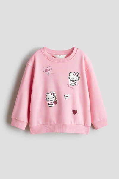 Bộ nỉ da cá Hiunikids dài tay bé gái 6 mẫu Hello Kitty, Sanrio, Gabby, Stitch