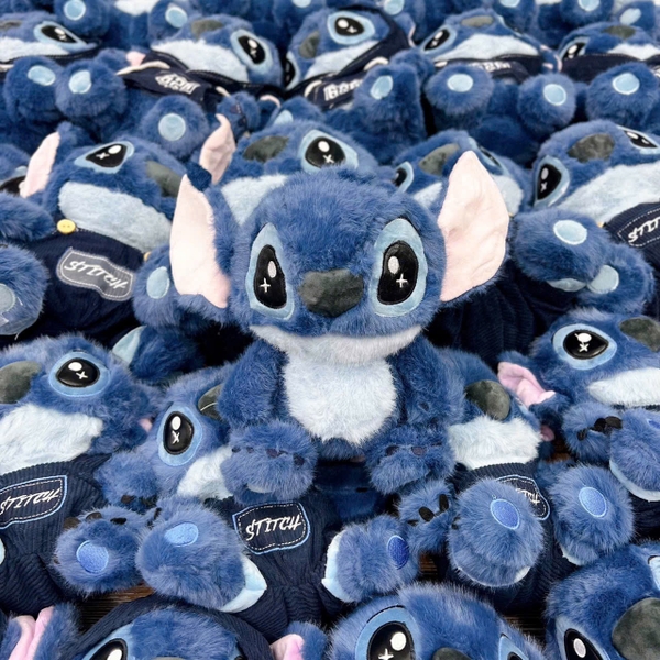 Gấu bông Stitch xanh 3 mẫu 3 size cho bé