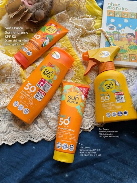 Kem chống nắng Sun Dance 50 Hoch Sonnenmilch bôi body và mặt 200ml