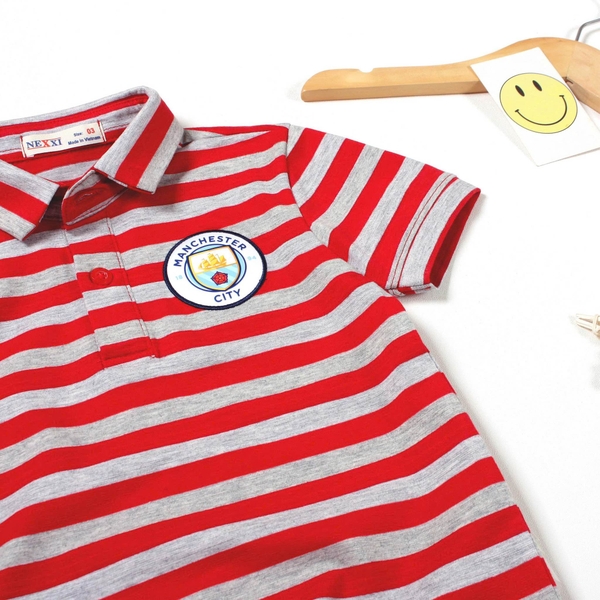 Áo polo cộc Nexxi 1Y-8Y sọc ngang 4 mẫu bé trai