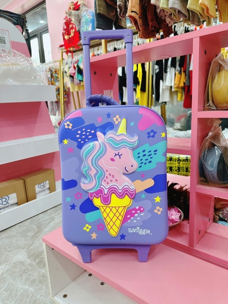 Vali Smiggle size 46x27x20cm nhiều mẫu cho bé