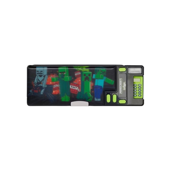 Hộp bút cứng Smiggle Mine Craft máy tính size 25x8x4cm
