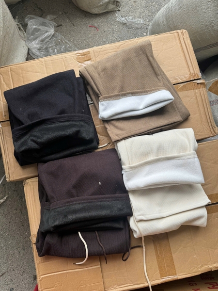 Quần nhung tăm suông lót nỉ freesize 4 màu cho nữ