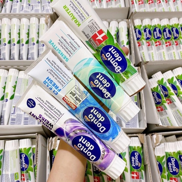 Kem đánh răng DONTODENT 125ml 3 màu