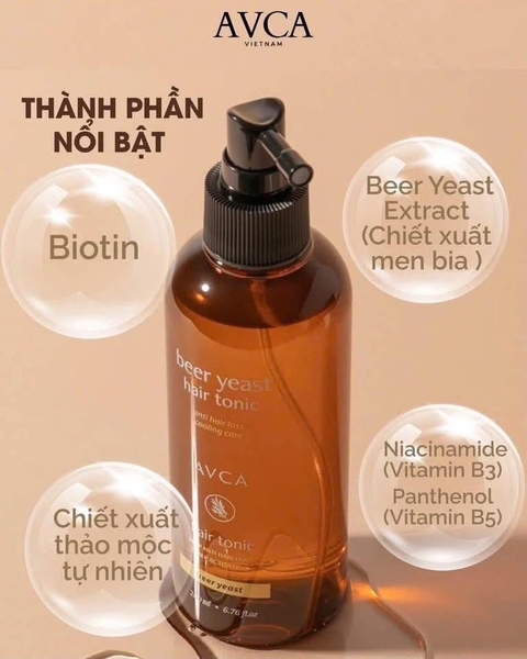 Xịt dưỡng tóc Beer Yeast Hải Tonic phục hồi và kích thích mọc tóc
