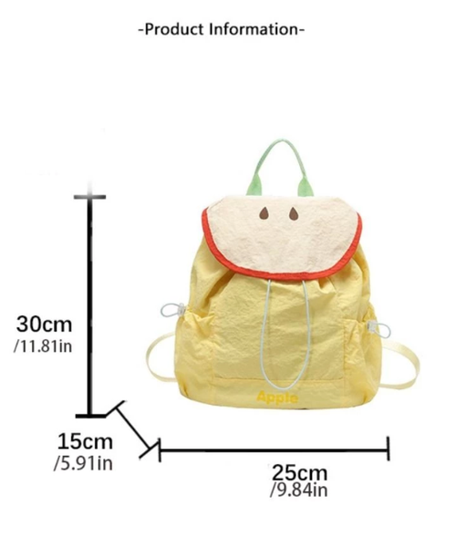 Balo dây rút mẫu trái cây size 25x30cm