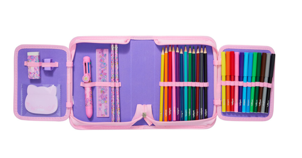 Túi dụng cụ học tập midi zip kit Smiggle 40 chi tiết nhiều mẫu