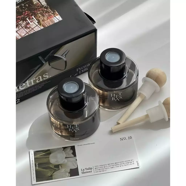 Set 2 lọ tinh dầu ô tô Hetras nhiều mùi