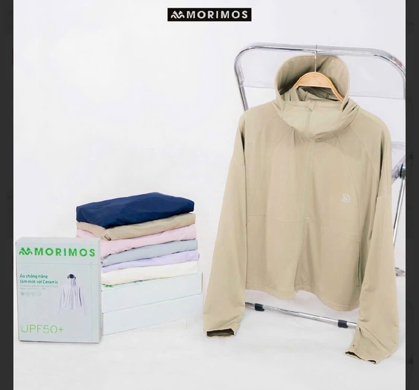 Áo chống nắng mũ vành hãng Morimos 7 màu