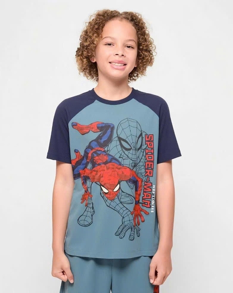 Bộ cộc tay bé trai 3 mẫu Minecraft, Spiderman, Xbox