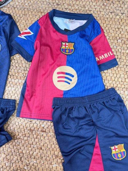 Bộ cộc tay bóng đá 4 màu Ronaldo, Qatar, Messi, Barcelona