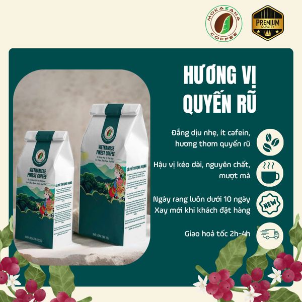 Hạt Catimor nguyên chất rang vừa (Medium)