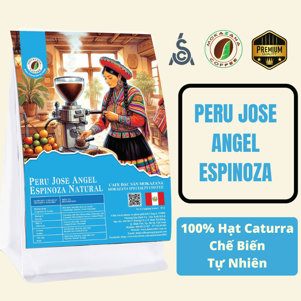 Cà phê Peru Caturra Natural Rang Mộc – Dưa lưới, nho khô, sô-cô-la | Mokazana