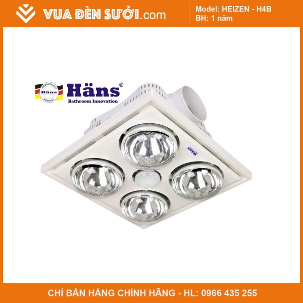 Đèn sưởi âm trần HANS - H4B