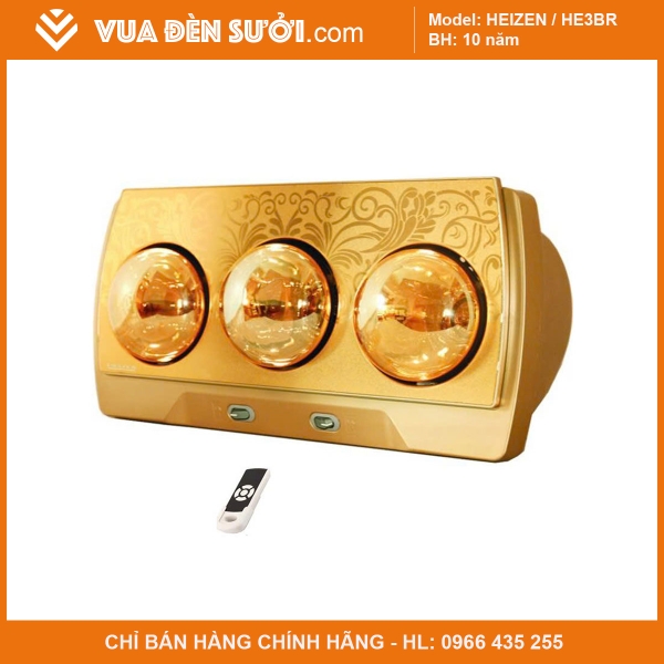 Đèn sưởi Nhà Tắm Heizen - HE3BR