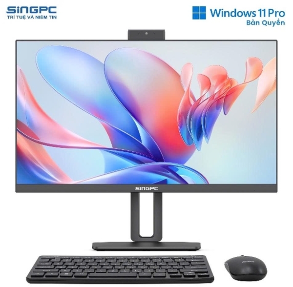 Máy tính All In One SingPC M24Ei312U8M2-W (i3-1215U, Ram 8GB, SSD 256GB nvme, Màn hình 23.8