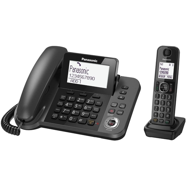 Điện thoại kéo dài Panasonic KX-TGF320- Đen