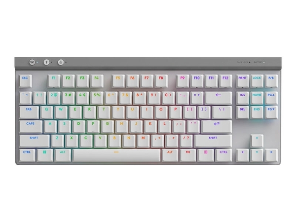 Bàn phím Gaming không dây Logitech G515 TKL LightSpeed màu trắng