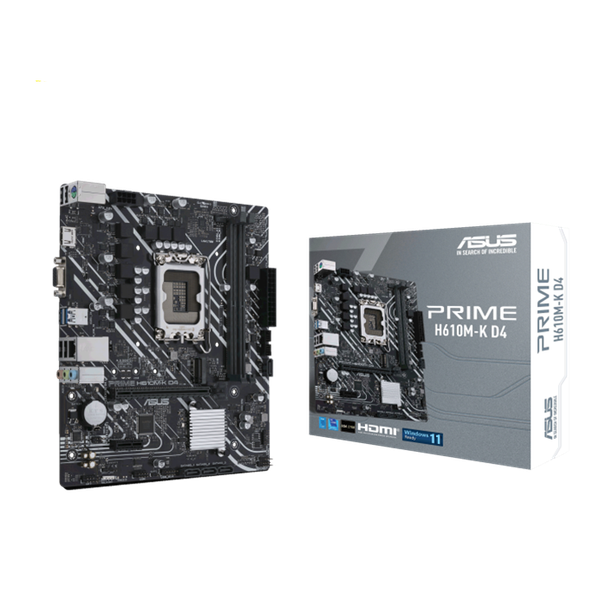 Mainboard Asus Prime H610M-K D4 (Intel H610/ Socket 1700/ M-ATX/ 2 khe ram/ DDR4)