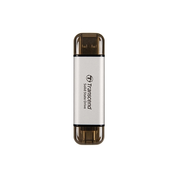 Ổ cứng di động SSD Transcend 512Gb TS512GESD310S (Type-C và USB3.2/ 1050Mb/s/ 950Mb/s/ Bạc)