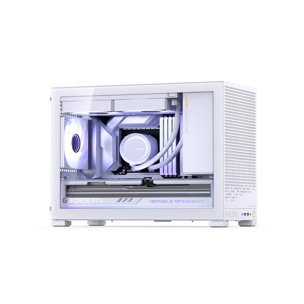 Vỏ máy tính JONSBO D32 Pro White (Mini Tower/ M-ATX/ Trắng)