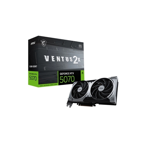 Card đồ họa MSI GeForce RTX 5070 12G VENTUS 2X OC (GDDR7/ 192 bit)