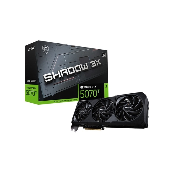 Card đồ họa MSI GeForce RTX 5070 Ti 16G SHADOW 3X OC (GDDR7/ 256 bit)