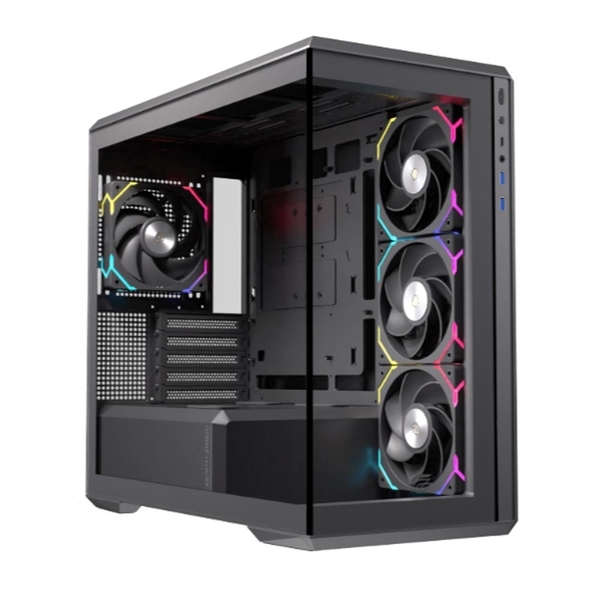 Vỏ máy tính EINAREX ZM800 RGB Black (Mid Tower/ ATX/ Đen)
