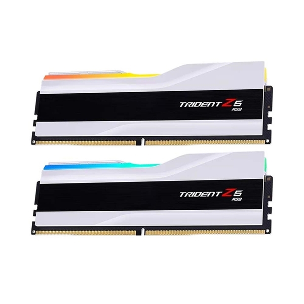 Ram PC GSKill Trident Z5 RGB 32GB (2x16GB) DDR5 6000Mhz White (F5-6000J3636F16GX2-TZ5RW)