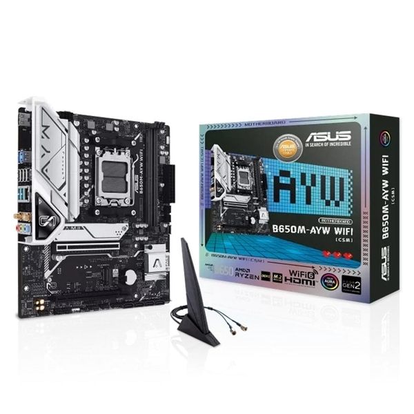 Mainboard Asus Prime B650M AYW WIFI CSM DDR5 (AMD B650/ Socket AM5/ M-ATX)