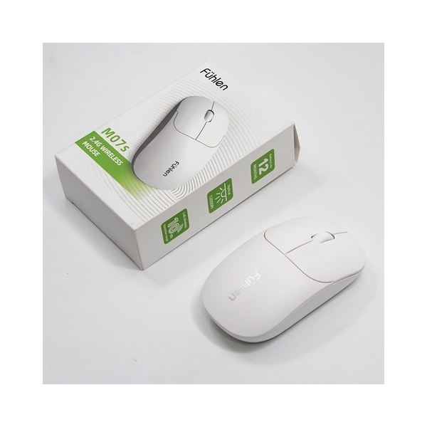 Chuột không dây Fuhlen M07S White (Wireless 2.4Ghz)