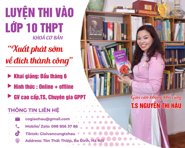 LUYỆN THI VÀO 10 KHÓA CƠ BẢN ( ĐỌC HIỂU)