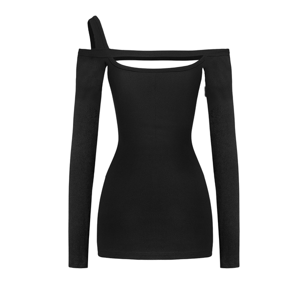 Sisters Váy đầm body khoét ngực trễ vai Calis