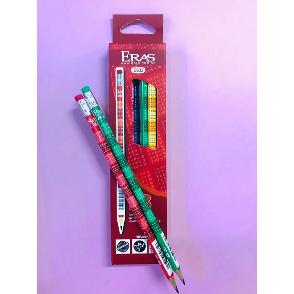 Chì gỗ 2B có tẩy Eras E632