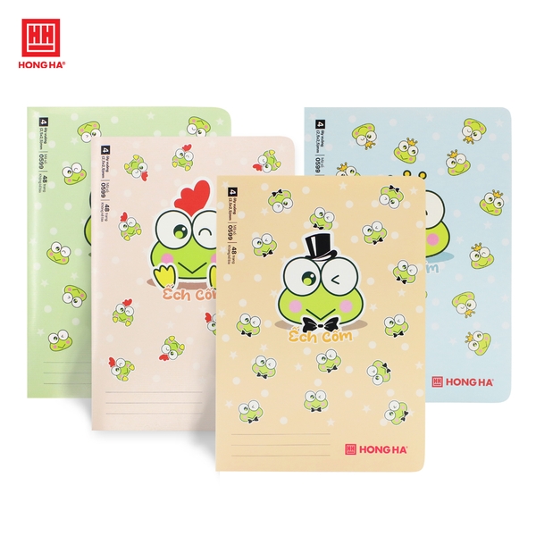 Vở 4 ô ly 48 trang Hồng Hà Ếch cốm - 0599