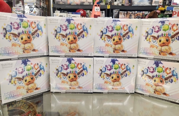 Hộp thẻ bài Prismatic Evolutions Elite Trainer - Pokemon TCG Scarlet & Violet ETB Box chính hãng ảnh 3
