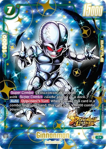 Thẻ hình Dragon Ball Ginnanaman FS10-02 Common Alternate Art - Lá bài lẻ Giblet FS10 tiếng Nhật chính hãng