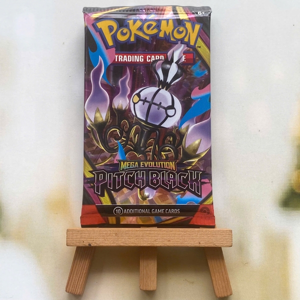 Gói thẻ bài Pitch Black Booster Pack tiếng Anh chính hãng - Túi mù lẻ Series Mega Pokemon TCG ảnh 3