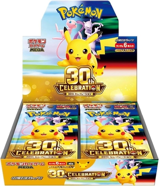 Hộp thẻ bài 30th Celebration M6a Booster Box tiếng Nhật chính hãng - Japan Pokemon SEALED