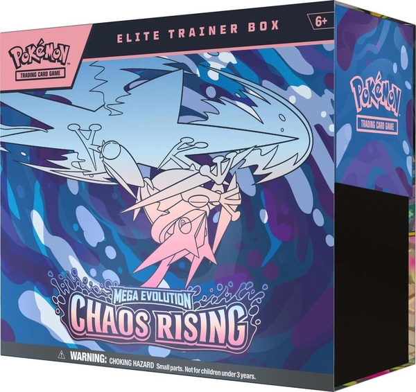 Hộp thẻ bài Chaos Rising Elite Trainer Box tiếng Anh chính hãng - Pokemon TCG Series Mega Evolution ETB ảnh 2