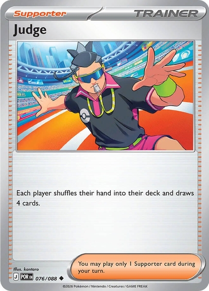 Thẻ hình Pokemon Judge 076/088 - Lá bài lẻ Perfect Order Uncommon tiếng Anh chính hãng