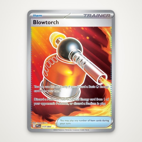 Thẻ hình Pokemon Blowtorch 117/094 - Lá bài lẻ Phantasmal Flames Ultra Rare tiếng Anh chính hãng ảnh 2