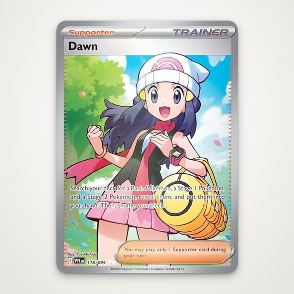 Thẻ hình Pokemon Dawn 118/094 - Lá bài lẻ Phantasmal Flames Ultra Rare tiếng Anh chính hãng ảnh 2